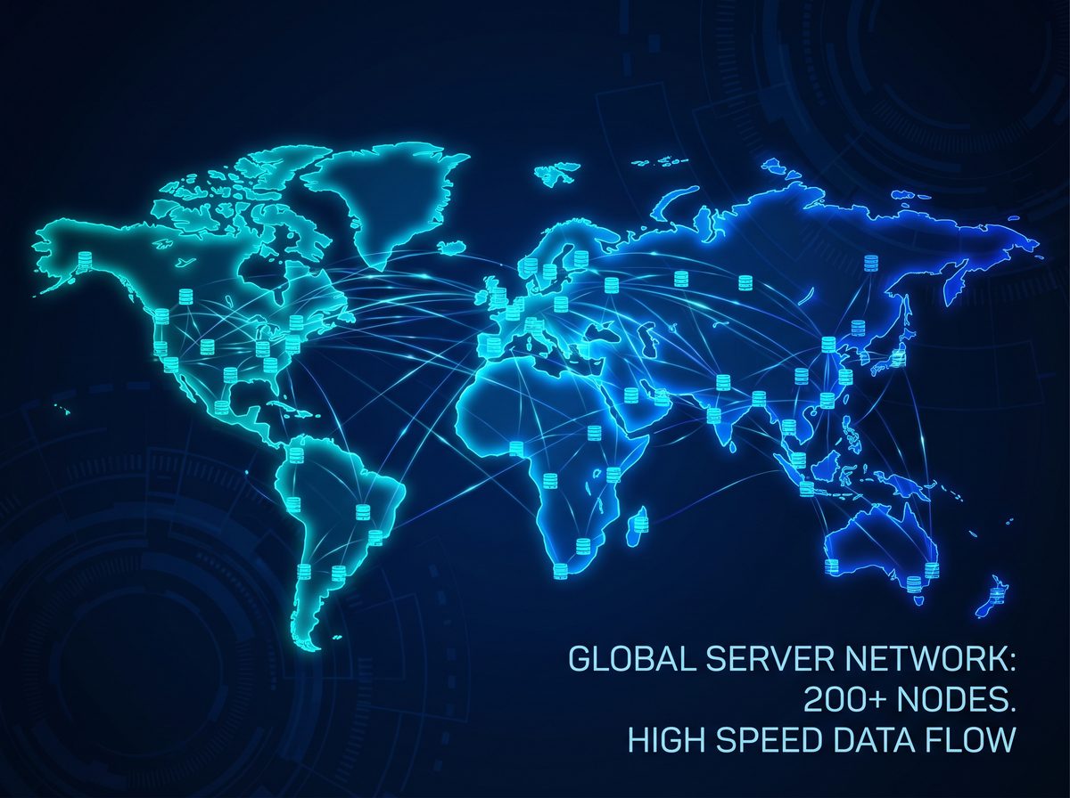 1日加速器全球服务器节点分布图